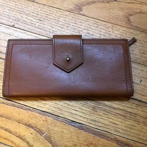 Madewell The Post Wallet (English Saddle)